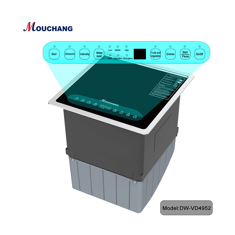 Máquina automática de lavavajillas con pantalla táctil de acero inoxidable, inteligente, multifuncional, de producción en fábrica